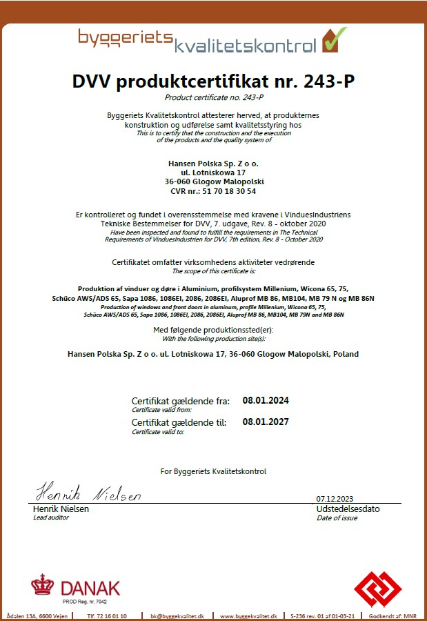DVV Certificate - 2024